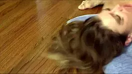 genesis sky and hailey storm enjoy sharing a moment in shoes, lingerie, and stockings