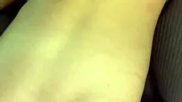 Big booty hooker rides customer reverse cowgirl and swallows cum