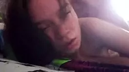 Dude, stepfather totally nailed his stepdaughter while she chatted with mom on the phone!