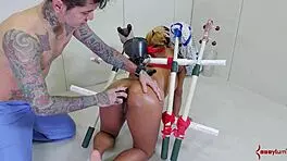 rimming my ass in rough group domination