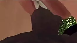 amazon guy gets lucky with blonde teen's wet pussy