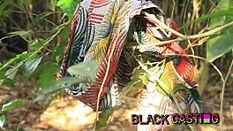 Lucky farmer finds tiny ebony teen on ranch and bangs her hard