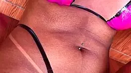 biquini de fita gostosa she says while masturbating her teen 18+ pussy with oral pleasure