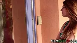 Teen Enjoys Relaxing Shower With Intimate Touches