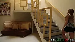 Teen Enjoys Relaxing Shower With Intimate Touches