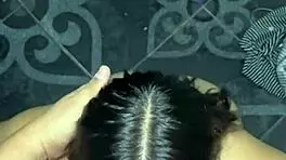 Delicious sex in kitchen with stepmother