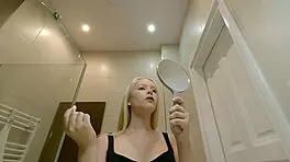 Petite Brazilian blonde college girl confirms participation