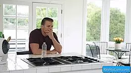 Sexy Blonde Teen Step-Sis Seduces Step-Bro for His Massive Hard Cock