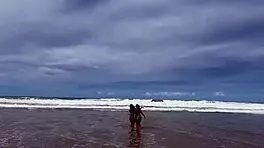 i took off my bikini with my friend on bahia beach for everyone