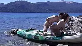 Horny Couple Caught Fucking On Beach!