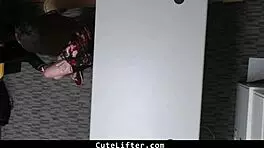 Suspected Thief Complies With Strip Search By The Mall Cop