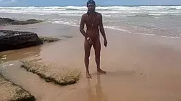 i took off my bikini with my friend on bahia beach for everyone