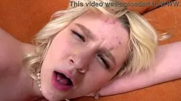 19yo sweetie doll's first interracial penetration big black cock balls deep anal cum in mouth eks105-p02