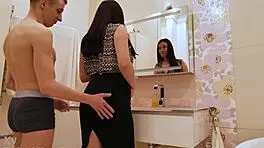 Horny Friend's Girlfriend Gives Deepthroat