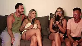 Wild SURUBA in Mansion! Tati Eliasquevici Loves Greek Kiss!