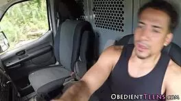 Tied Up Teen 18+ Gets Her Pussy Railed Hard!