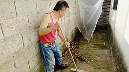 The beautiful perverted busty boss fucks her old employee deepthroat with huge cock and swollen pussy