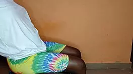 ebony black teen 18+ is good with doggy style