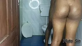 Tina joins her stepbrother in the shower for some hot sex.