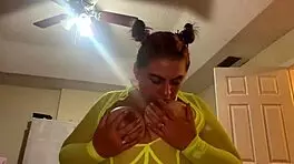 Thick latina sucks dick fucked and slapped in the face after facial la paisa being naughty