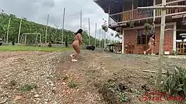 I’m so thrilled getting naughty with my hijastra at the supermarket!