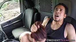 Tied Up Teen 18+ Gets Her Pussy Railed Hard!