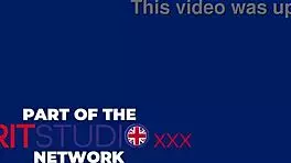 British 18 year old teen gives taboo handjob in lingerie