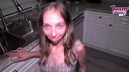 Gorgeous breezy bri lets stepdad seth cum inside her womb