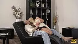 Conversational Old4k chick gets hot fingering before banging mature lover