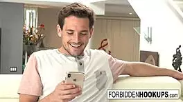 Food Delivery Leads to Step-Siblings Banging with Facial