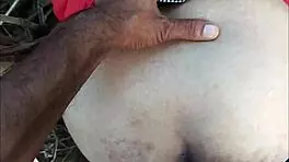 Step Sali's outdoor anal with double penetration at wedding