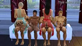 Milf Tonja and Teen Chunga Engage in Intense Gangbang with Monster Cocks, Focusing on Their Big Tits and Boobs