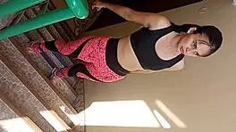 i spotted the hot neighbor working out in the common area, offered cash for a quick fuck with her big ass