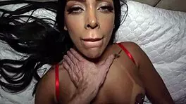 Late night latina's tight pussy fuck