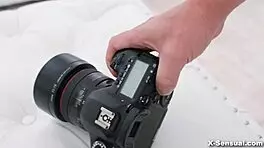 jessica lincoln gets maledom licking her shaved pussy in bent over doggystyle