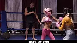 Stepbrother takes what he wants from Gia Dibella and Krystal Davis in rough household