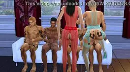 Milf Tonja and Teen Chunga Engage in Intense Gangbang with Monster Cocks, Focusing on Their Big Tits and Boobs