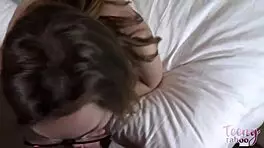 Babysitter Claire Roos Gets Creampie from Mr. Brogan During Quickie