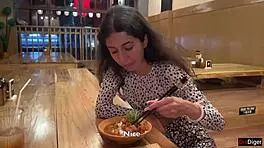 Public Sushi Bar Facial Cum Surprise