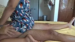 Mature Stepmother Lets Me Cum Inside Her Hairy Pussy!