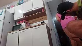 risky sex with husband's friend in the bedroom