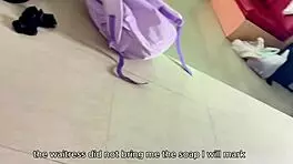 Maid offers juicy tip for cum-filled pussy