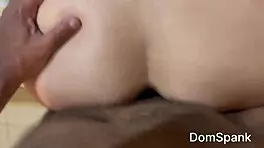 Tall European teen in doggystyle with big ass.