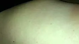 Petite teen gets her booty jacked off with a big interracial cock leading to cumshot