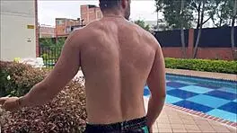 petite teen 18+ naty delgado lures stepbrother from pool to bedroom