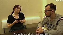 मैंने अपने हसबैंड को अपनी गर्लफ्रेंड से पेग करवाया, बहुत डोमिनेटिंग और फेमडॉम था