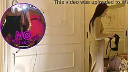 Blonde Petite Girl Interviews Girlfriend In Changing Room