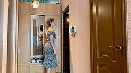 वाह! यूएसएसआर से बेस्ट वाइफ ड्रेस उतारकर सेक्सी घरेलू एकशन के लिए!