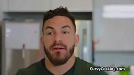 Big juicy titty teen 18+ works out then rides yogi's massive cock for fun