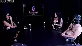 a client fainted, so kali kalifa gave first aid and fulfilled bizarre dominatrix requests in sheer red.